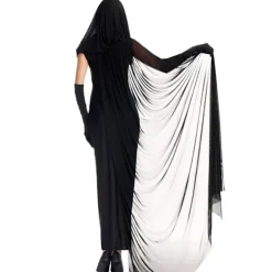 Halloween kostume voksen hekse kjole hekse kjole sort kigger dr