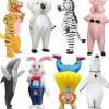 Halloween Kostumer Til Voksne Mænd Kvinder Cosplay Haj Dyr Oppustelig Kostume Karneval Fest Klovn Jule Rolle Spil Kjole