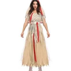 Halloween kostumer vampyr djævel brud voksen M