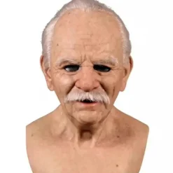 Halloween Latex Helmaske, Gammel Mands Maske Realistisk Menneskelig Foldet Hovedmaske, Gammel Mands Ansigtsdækning, Til Maskerade Silikone Halloween Maske | Fyndiq