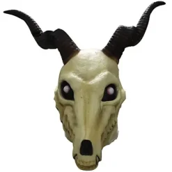 Halloween Latex Hovedbeklædning Horn Maske Cos Halloween Performance Rekvisitter Karneval Nat Maske Kranie Hovedbeklædning