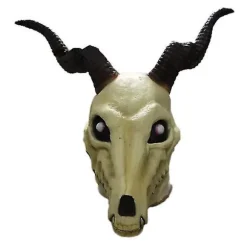 Halloween Latex Hovedbeklædning Horn Maske Cos Halloween Performance Rekvisitter Karneval Nat Maske Kranie Hovedbeklædning
