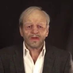 Halloween latexmaske - gammel mand dekor realistisk ansigtsmaske til menneskelig rynke_tfrf B