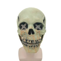 Halloween Lysende Kranie Maske Fancy Fest Horror Skelet Maske Cosplay Kostume Rekvisit Til Halloween Fest