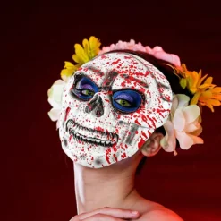 Halloween Maske Danse Makeup Rekvisitter Terror Maske til Prom Halloween Fest