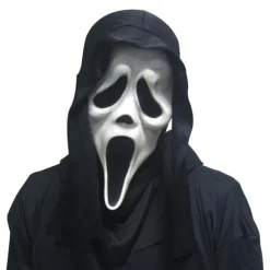 Halloween Maske Dæmon Skrigende Ghostface Maske Rolig Dødsmaske Skræmmende Kraniemaske