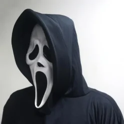 Halloween Maske Dæmon Skrigende Ghostface Maske Rolig Dødsmaske Skræmmende Kraniemaske