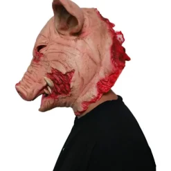 Halloween Maske, Gyser Svin Hovedmaske Latex Svin Maske Hal