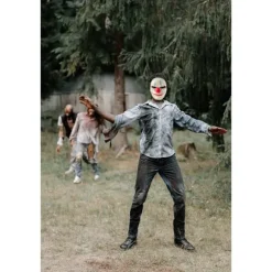 Halloween Maske Klovn Kostume Voksen Horror Fest Kostume Rollespil