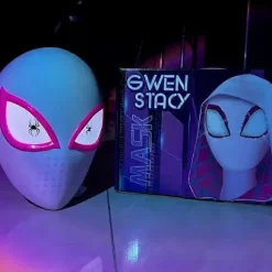 Halloween Maske Langt Hjemmefra Into Spider-Verse Gwen Stacy Maske Legetøj Rekvisitter