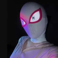 Halloween Maske Langt Hjemmefra Into Spider-Verse Gwen Stacy Maske Legetøj Rekvisitter