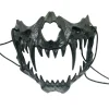 Halloween Maske Masquerade Rollespil Varulv Maske Halv Ansigt Kranie Horror Maske