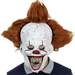 Halloween Maske Scary Scary Penny Smart Clown Fuld Maske Paryk Hea