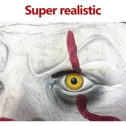 Halloween Maske Scary Scary Penny Smart Clown Fuld Maske Paryk Hea