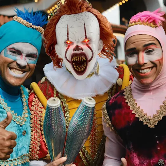 Halloween Maske Skræmmende Pennywise Skræmmende klovn Helansigt Horror Kostume Fest Ferie Cosplay Dekoration Rekvisitter Voksen