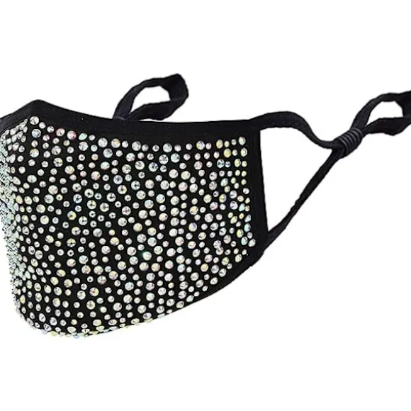 Halloween Maske til Kvinder - Rhinestone Maske