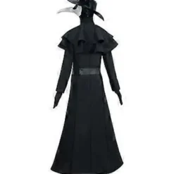 Halloween Middelalder Punk Peste Doktor Fuglemand Cosplay Kåbe Karneval Party Kostume (150 Børn)