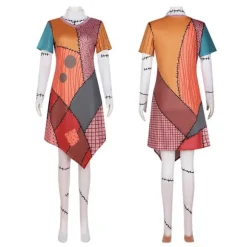 Halloween Nightmare Sally Cosplay Kostume Før jul COS Outfit Kvinder Udklædning Karnevalsfest Rollespil Tøj XL, CJY XL XL en-US