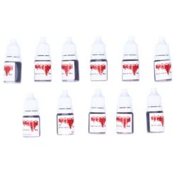 Halloween Party Falsk Blod DIY Cosplay Sceneoptræden Falsk Blod Makeup Værktøj 5ml x 11stk Gammelt Blod