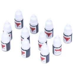Halloween Party Falsk Blod DIY Cosplay Sceneoptræden Falsk Blod Makeup Værktøj 5ml x 11stk Gammelt Blod