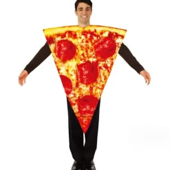 Halloween Pizza Kostume Sæt til Voksne Sjove Mad Outfit Unisex Kostume Style2