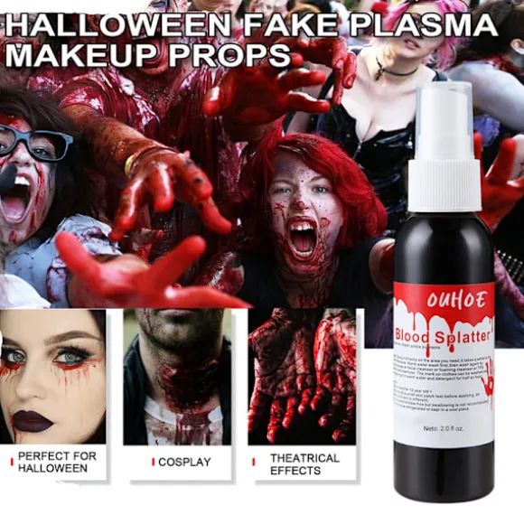 Halloween plasma spray vampyr zombie blod makeup rekvisitter atmosfære