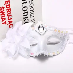 Halloween Princess Maske Stor Lily Maske Prinsesse Kjole Maske BK 20*10*10