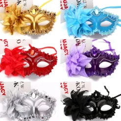 Halloween Prinsesse Maske Stor Lily Maske Prinsesse Kjole Maske SL 20*10*10