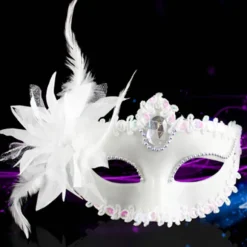 Halloween Prinsesse Maske Stor Lily Maske Prinsesse Kjole Maske SL 20*10*10