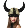 Halloween Påske Tyr Hat Kostume Cosplay Kvæg Okse Horn Hovedbeklædning Performance Dyr Monster Djævel Hat