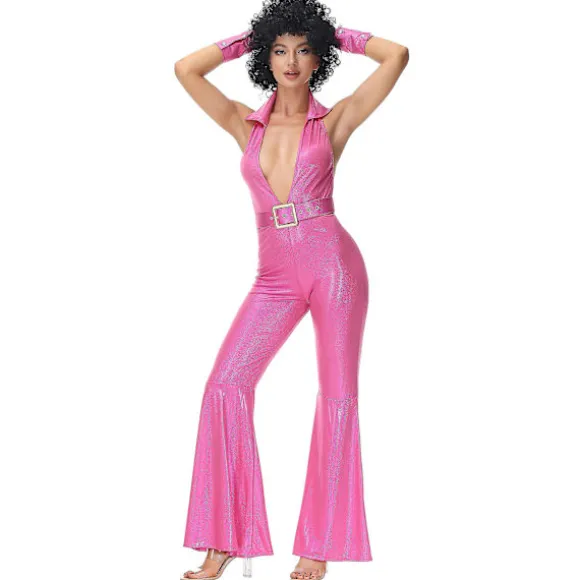 Halloween Rock Disco Kvinde Sanger Kostumer Kvinder Vintage 70'er 80'er Hippie Cosplay Kostume Scene Performance Danse Outfit XL