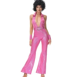Halloween Rock Disco Kvinde Sanger Kostumer Kvinder Vintage 70'er 80'er Hippie Cosplay Kostume Scene Performance Danse Outfit XL