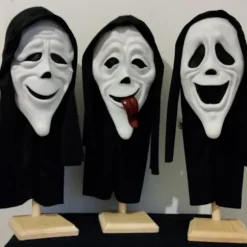 Halloween Scream Mask Skræmmende Skull Mask Cosplay -i Style1