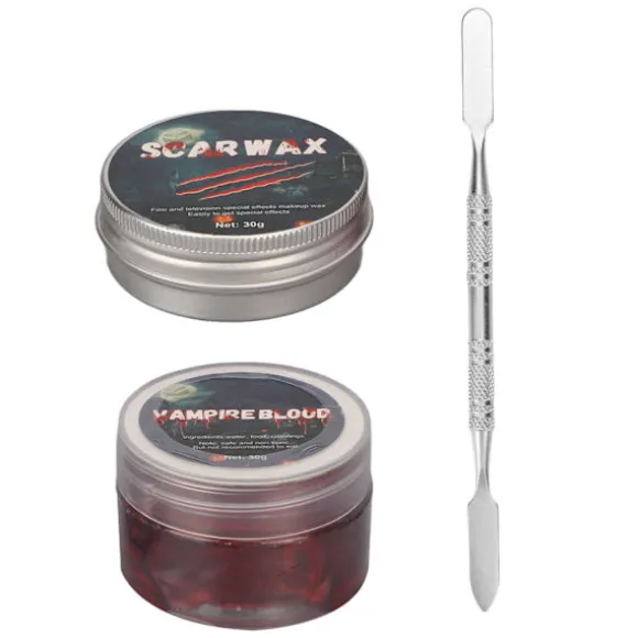 Halloween SFX Makeup Kit Form Ar For Sår Sikker Hudvenlig Multifunktionel Special Effects Makeup Kit til Halloweenfest
