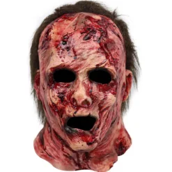 Halloween Skrækkermaske, Blodig Maske Halloween Dødningehovedmaske A A_yux A