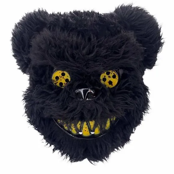 Halloween Skræmmende Maske Bjørnehoved Kanin Maske Blodig Plys Hoved Maske Cosplay Kostume Rekvisitter Halloween Fest