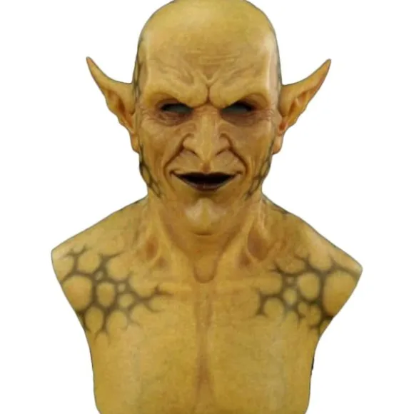Halloween Skræmmende Maske Latex Gul Imp Dæmon Maske Trolde Klovn Halloween Spøgelse Vampyr Cosplay Kostume Masker