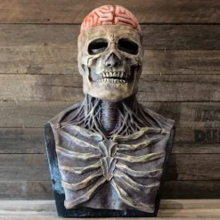 Halloween Skull Maske Biohazard Horror Skull Maske Uafhængig Station Demonic Zombie Skelet Maske