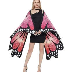 Halloween Sommerfuglevinger Kappe til Kvinder Sommerfugl Halloween Kostume