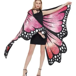 Halloween Sommerfuglevinger Kappe til Kvinder Sommerfugl Halloween Kostume