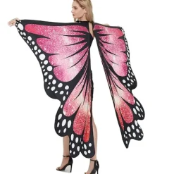 Halloween Sommerfuglevinger Kappe til Kvinder Sommerfugl Halloween Kostume