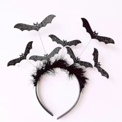 Halloween Sort Bat Hårbånd Kostume Tilbehør Yi-yuhao