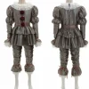 Halloween Stephen King's It Pennywise Clown Cosplay Kostume Mænd Party Fancy Dress Up Outfit Set M