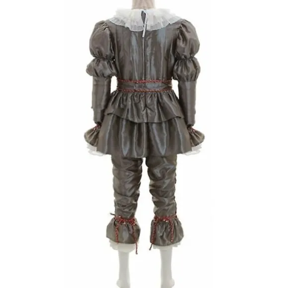 Halloween Stephen King's It Pennywise Clown Cosplay Kostume Mænd Party Fancy Dress Up Outfit Set M