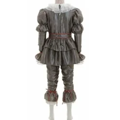 Halloween Stephen King's It Pennywise Clown Cosplay Kostume Mænd Party Fancy Dress Up Outfit Sæt M