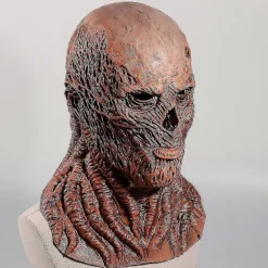 Halloween Stranger Things Sæson 4 Vecna Cosplay Maske Hovedbeklædning Voksne Horror Dæmon Monster Djævel Latex Maske Kostume Festrekvisitter