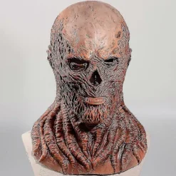 Halloween Stranger Things Sæson 4 Vecna Cosplay Maske Hovedbeklædning Voksne Horror Dæmon Monster Djævel Latex Maske Kostume Festrekvisitter