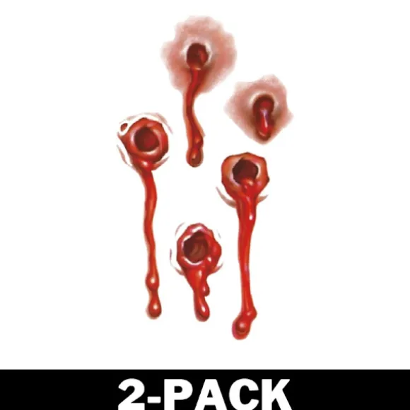 Halloween Tattoo Bloody Bullets 2-Pack
