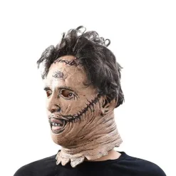 Halloween Texas Chainsaw Massacre Maske Læderansigt Morder Maske Cosplay Party-FS-