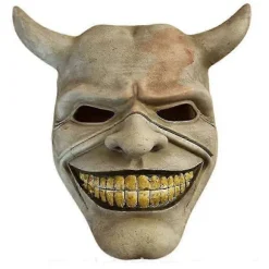 Halloween The Black Phone Horrorfilm Latex Maske The Grabber Maske Cosplay Kostume Voksen Skræmmende Festrekvisit Fancy Udklædning_ZKD22 Gray